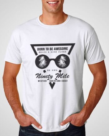 Ninty Nine Mile Beach Printed T-Shirt