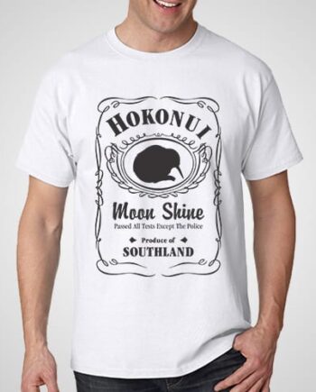 Hokonui Moon Shine Printed T-Shirt