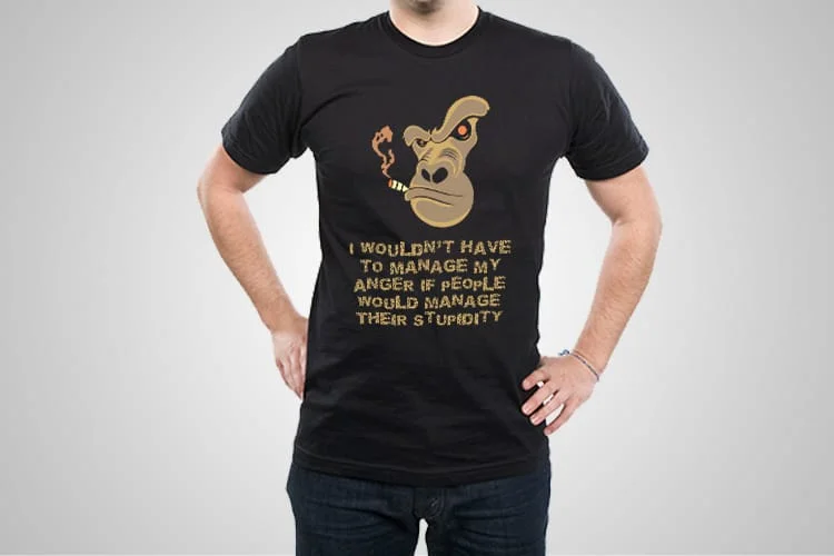 Anger Management Printed T-Shirt