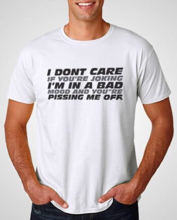 Bad Mood Printed T-Shirt