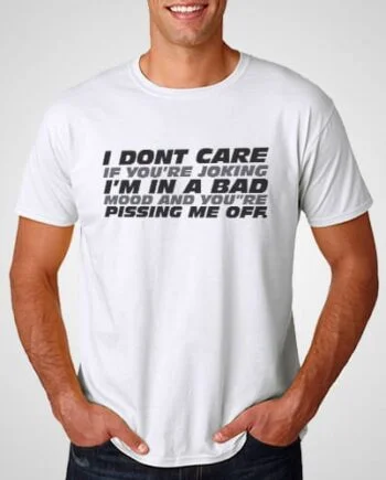 Bad Mood Printed T-Shirt