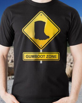 Gumboot Zone Hazard Printed T-Shirt