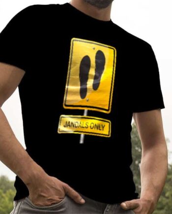 Jandals Only Hazard Printed T-Shirt