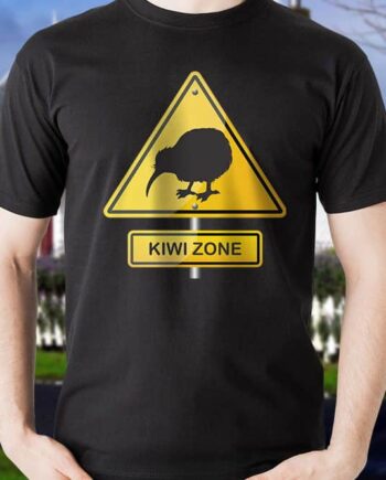 Kiwi Zone Hazard Printed T-Shirt