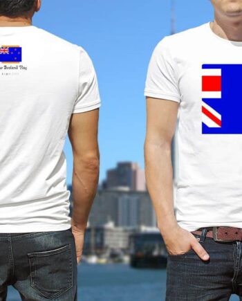 NZ Flag Kiwiizms Printed T-Shirt