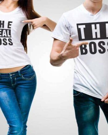 The Real Boss Printed T-Shirt