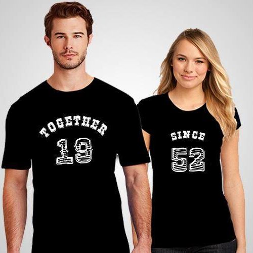 Together Since Printed T-Shirt