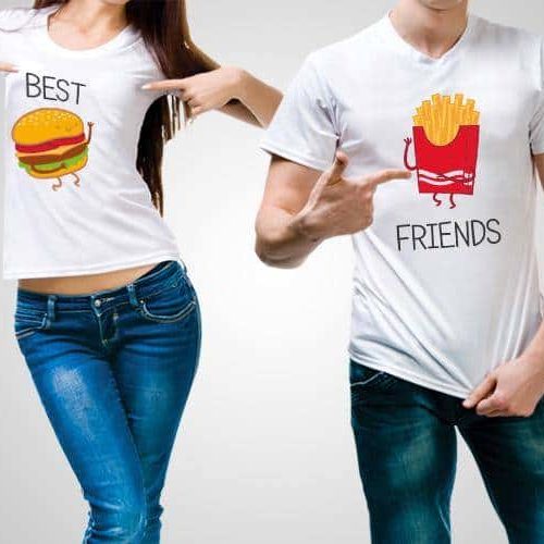 Best Friends Printed T-Shirt