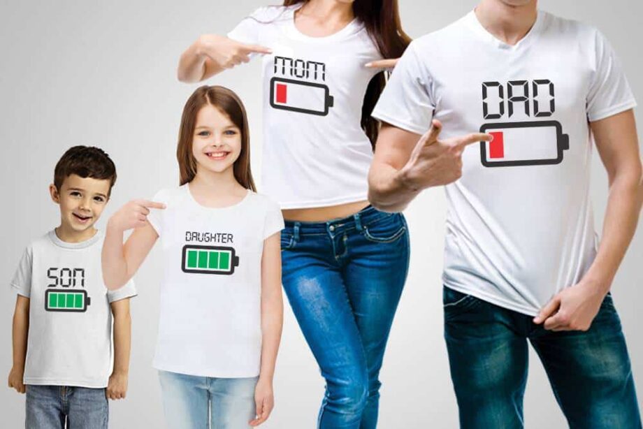 Family battery Power T-Shirts