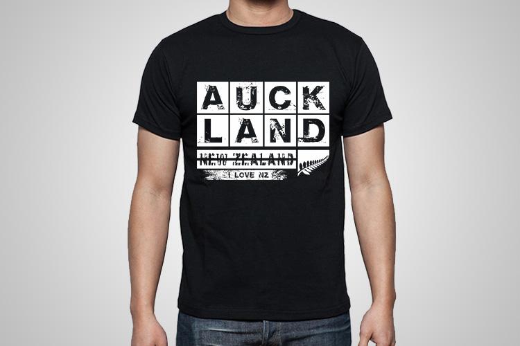 I Love New Zealand Printed T-Shirt