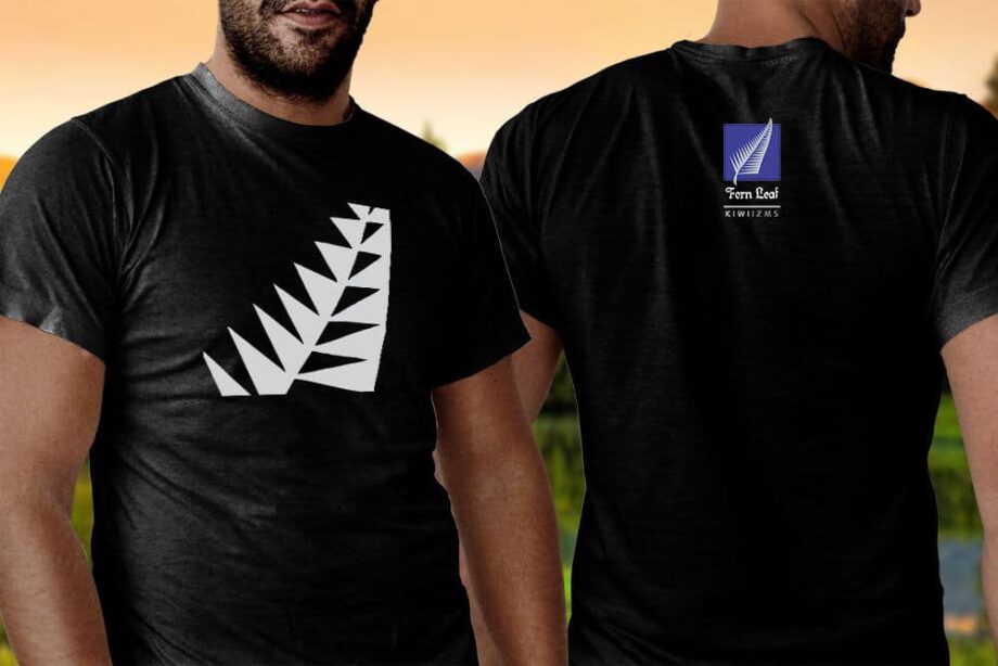 Fern Leaf Kiwiizms Printed T-Shirt
