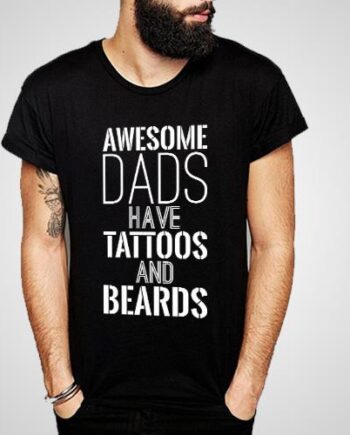 Awesome Dad Printed T-Shirt