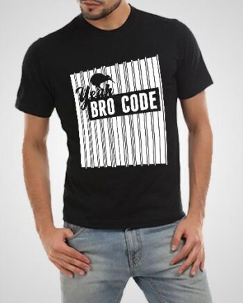Yeah Bro Code Printed T-Shirt