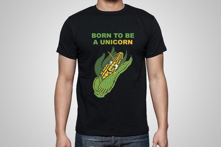 Born to be a unicorn t-shirt
