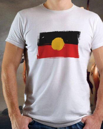 Aboriginal Grunge Flag T-Shirt