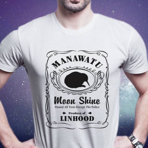 Manawatu Moon Shine Printed T-Shirt