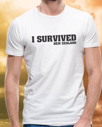 Survived New Zealand T-Shirt - White tee