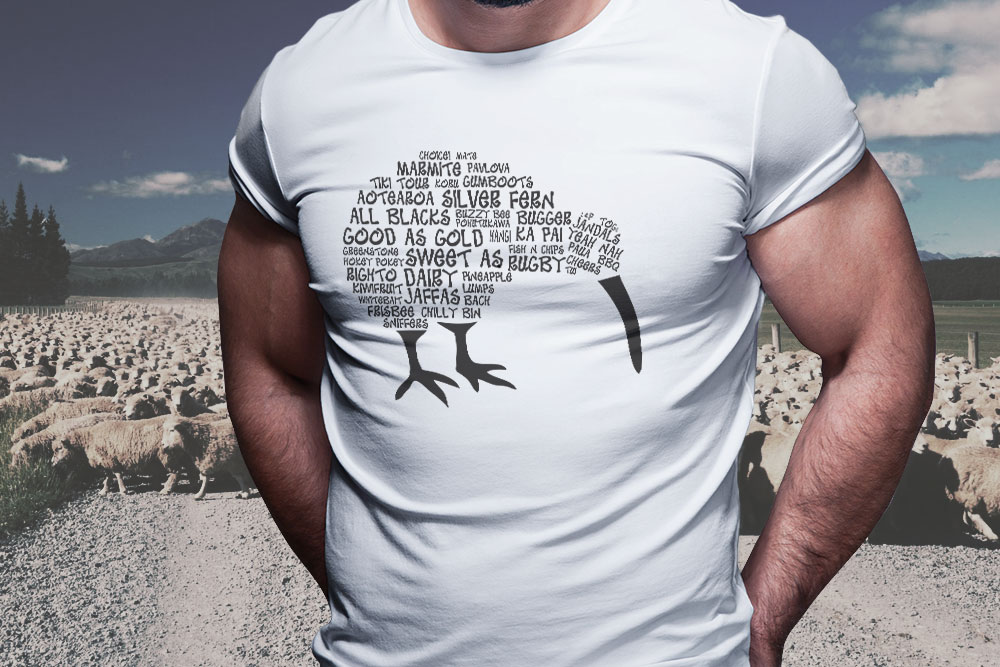 Kiwi bird t best sale shirt