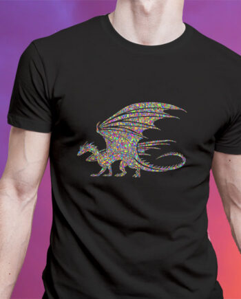 Psychedelic Flying Dragon T-Shirt