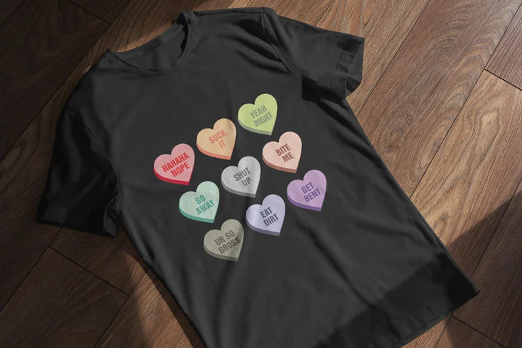 Naughty Hearts T-Shirt