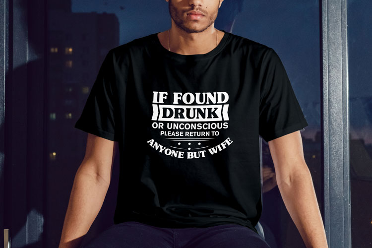 If Found Drunk | Funny Cool Tees NZ