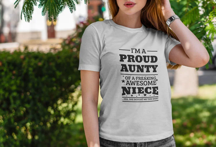 Proud Aunty Niece T-Shirt