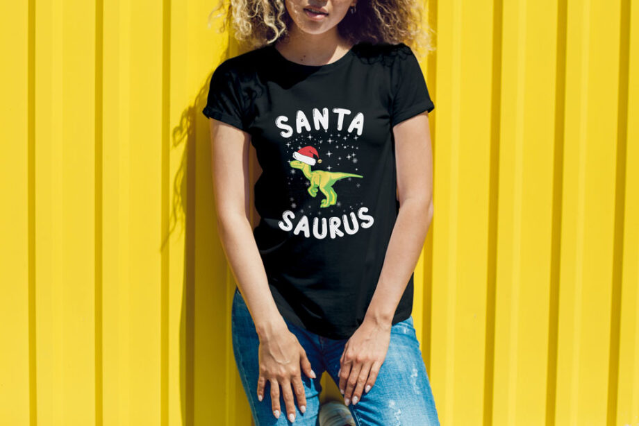 Santa Saurus T-Shirt
