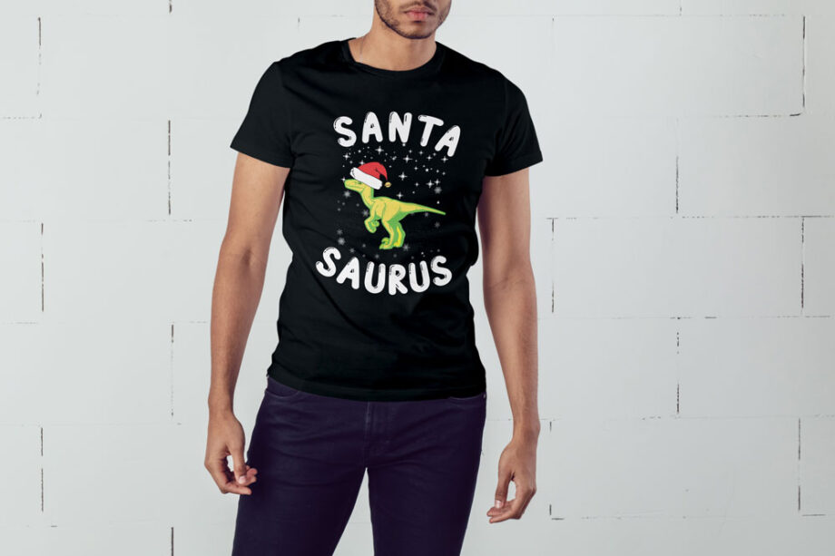 Santa Saurus T-Shirt