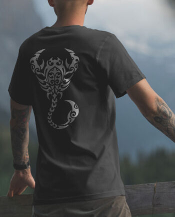 Scorpion Back Print T-Shirt