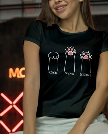 Rock Paper Scissors Paw T-Shirt