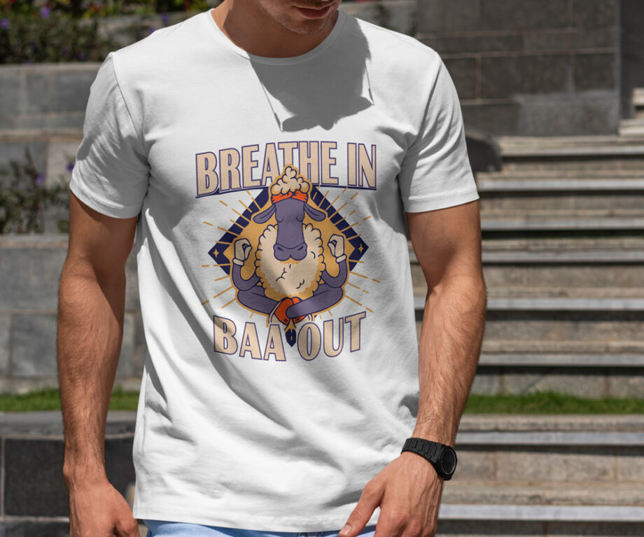 Breathe In Baa Out T-Shirt