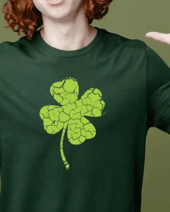 Cracked 4 leaf clover T-Shirt