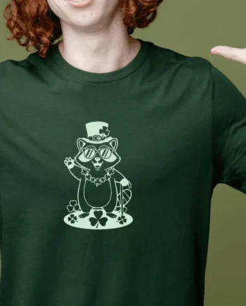 Raccoon Leprechaun T-Shirt