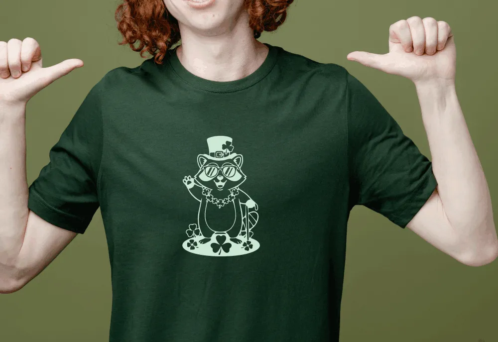 Raccoon Leprechaun T-Shirt