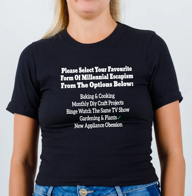 Millennial Escapism T-Shirt